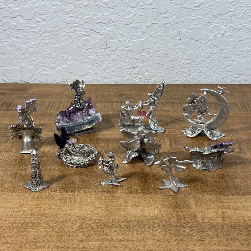 CCI Comstock Creations‎ Lot Of Pewter Fairy Fantasy Figures Figurines - Picture 11 of 16